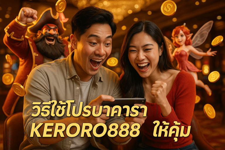 วิธีใช้โปรบาคาร่า KERORO888 ให้คุ้ม